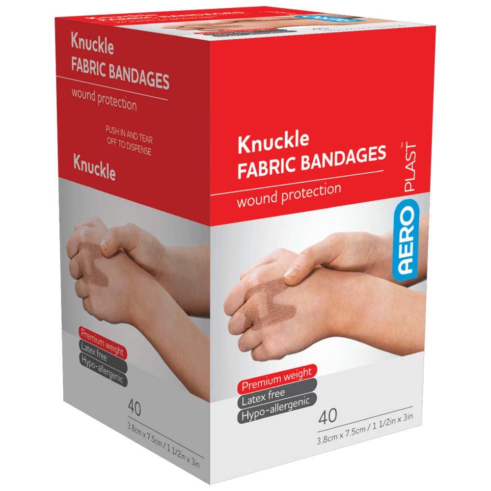 Knuckle Joint Dressing 7.5cm x 3.8cm - PACK - 40 - Dynamic First Aid