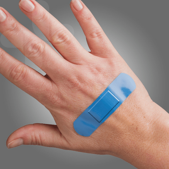 Assorted Dressings Metal Dectable Blue - 12 x PACK - 100 - Dynamic First Aid