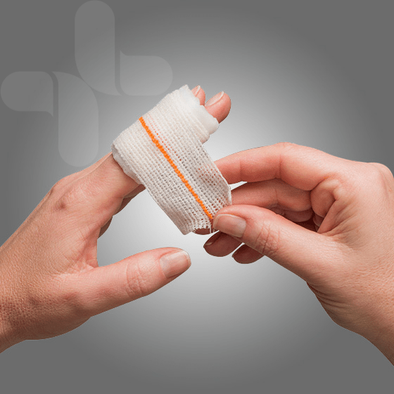 Finger Dressing 4.5cm x 4.5cm - PACK - 3 - Dynamic First Aid