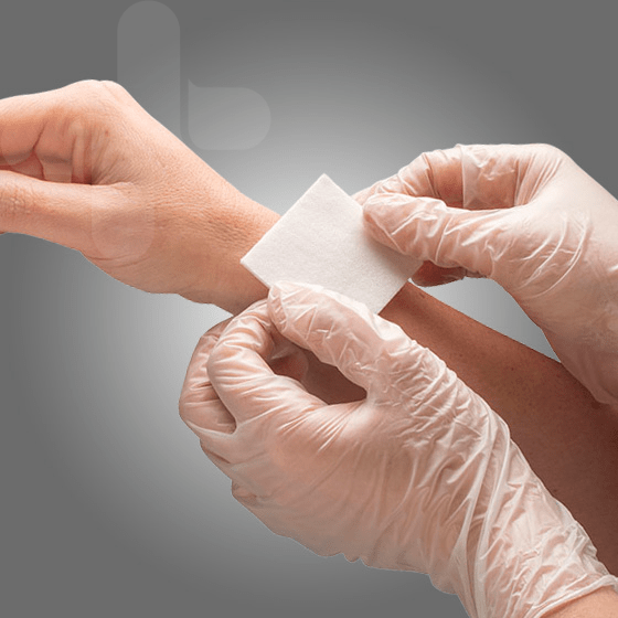 Non Adherent Dressing Pad 5cmx x 5cm - PACK - 50 - Dynamic First Aid