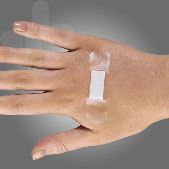 Standard Strip Transparent 7.2cm x 1.9cm - PACK - 100 - Dynamic First Aid