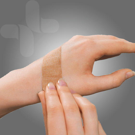 X - Wide Strip Fabric Bandages 7.5cm x 2.5cm - PACK - 100 - Dynamic First Aid
