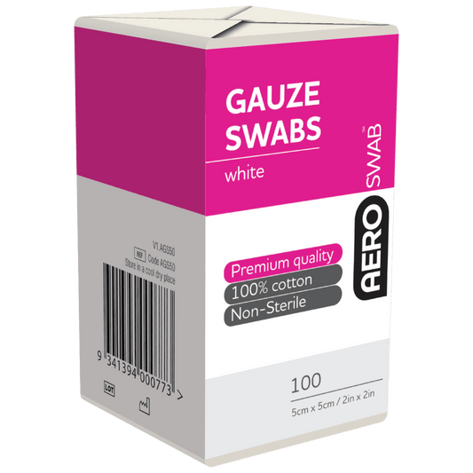 8 ply Gauze Swab 5cm x 5cm - PACK - 100 - Dynamic First Aid