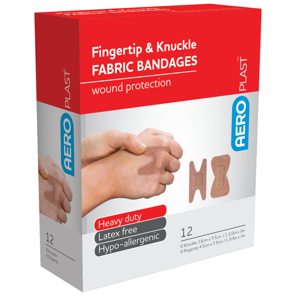 Fabric Fingertip & Knuckle Dressings - PACK-12