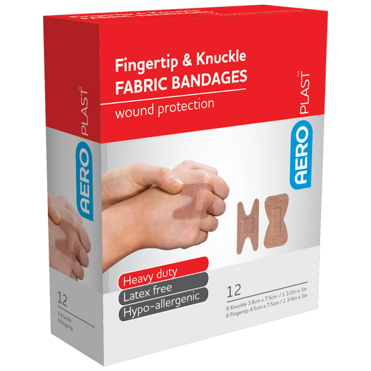 Fabric Fingertip & Knuckle Dressings - PACK-12