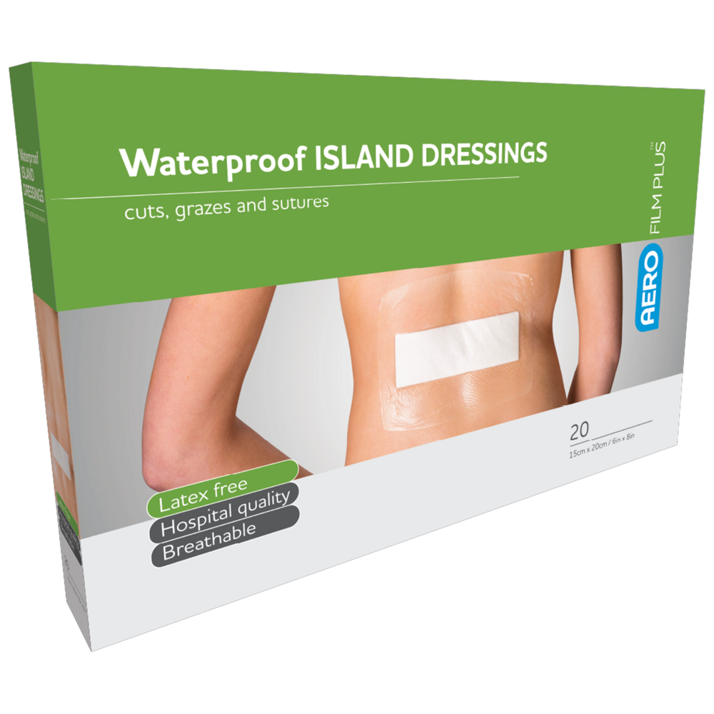 Waterproof Island Dressing 15 x 20cm Box/20