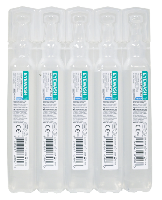 AEROWASH Sodium Chloride Eyewash Ampoule 20ml - PACK OF 5