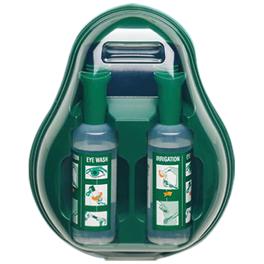 Drop Eyewash Station WIth Mirror (2 x 500ml Bottles) - EACH