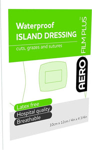 Film Island Dressing + Pad Sterile 10cm x 12cm - PACK-3