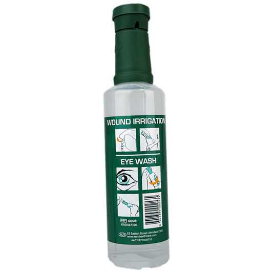 Eyewash Sodium Chloride Solution 500ml - EACH - Dynamic First Aid