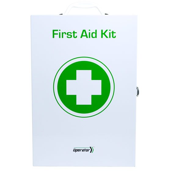 First Aid Kit Operator Tough 5 Series Wallmount Metal Cabinet - EACH