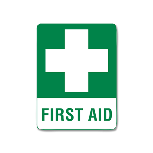 First Aid Sign Metal 450H X 300W mm - EACH - Dynamic First Aid