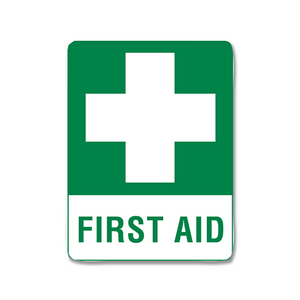 First aid station sign 