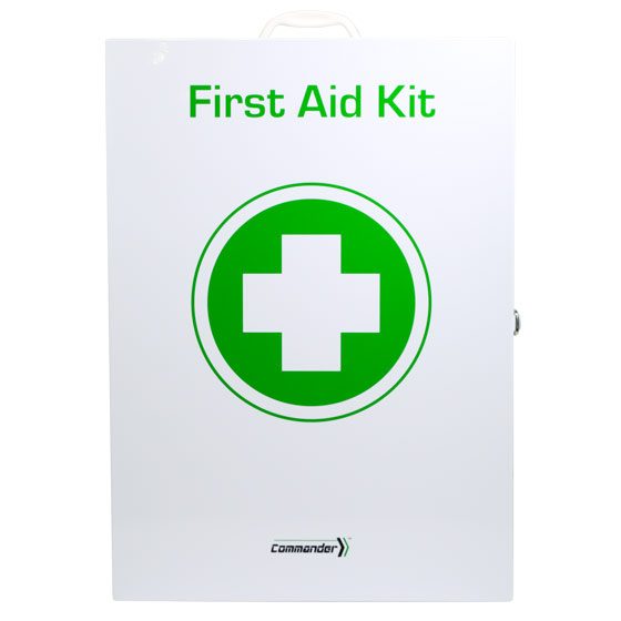 First Aid Kit Commander Tough 6 Series Wallmount Metal Cabinet - EACH