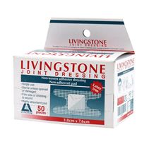 Knuckle Joint Dressing 7.6cm x 3.8cm LIVINGSTONE - PACK - 50 - Dynamic First Aid