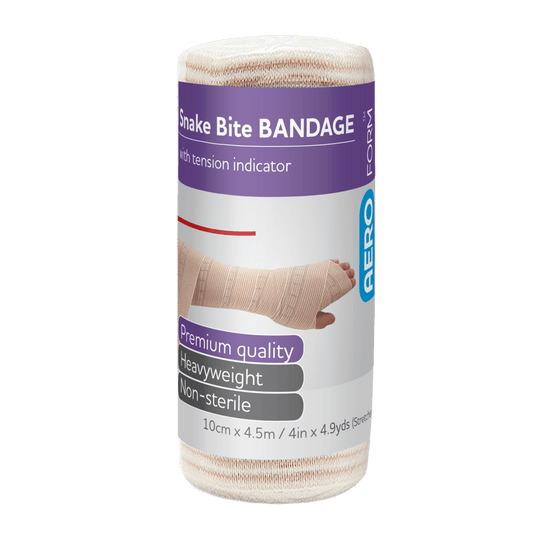 Snake Bite Bandage Small (10cm x 4.5m) with indicator - EACH - Dynamic First Aid
