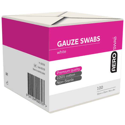 8 ply Gauze Swab 10cm x 10cm - PACK - 100 - Dynamic First Aid
