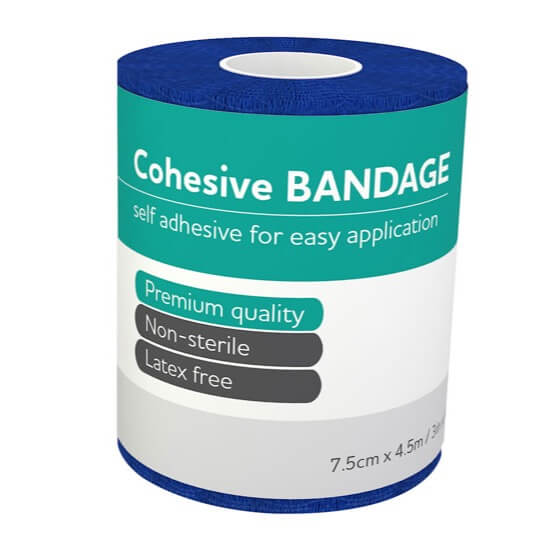 Cohesive Bandage 7.5cm x 4.5m - EACH