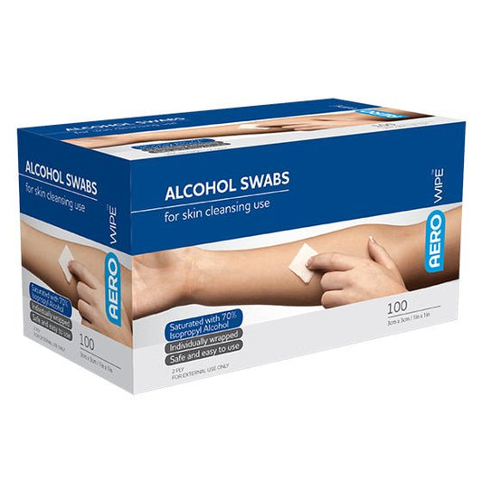 Alcohol Swabs (2ply) - PACK - 100 - Dynamic First Aid