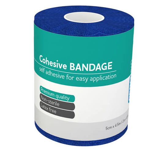 Cohesive Bandage 5cm x 4.5m - EACH - Dynamic First Aid