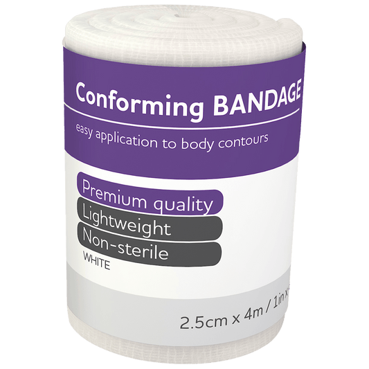 Conforming Bandage 2.5cm x 4m - EACH - Dynamic First Aid