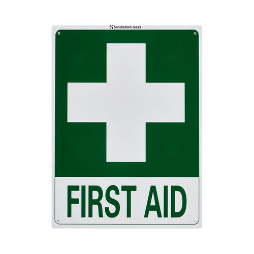 first aid sign 30cm