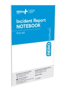 First Aid Notebook with Pen - EACH - Dynamic First Aid