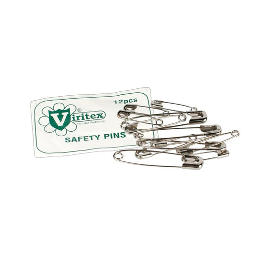 First Aid Safety Pins Assorted - PACK - 12 - Dynamic First Aid