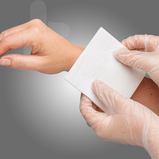 Non Adherent Dressing Pad 10cm x 10cm - PACK - 10 - Dynamic First Aid
