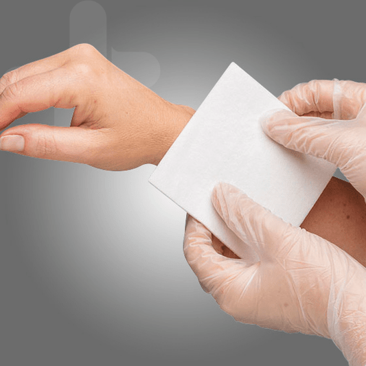 Non Adherent Dressing Pad 10cm x 10cm - PACK - 10 - Dynamic First Aid
