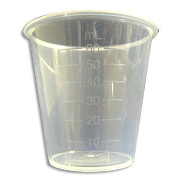 Plastic Portion Cup 60ml - EACH - Dynamic First Aid