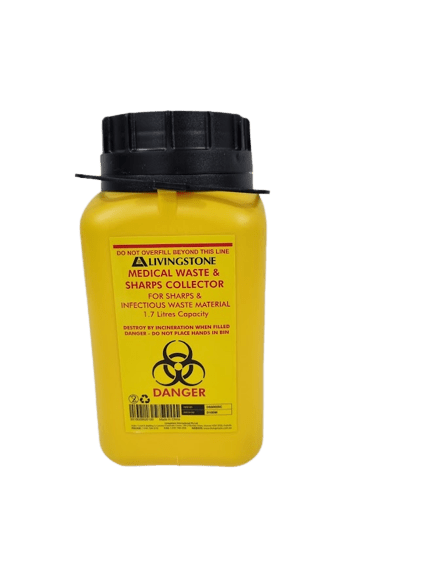 Sharps Disposal Container 1.7L - EACH - Dynamic First Aid