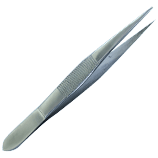 Stainless Steel Forceps Tweezers 80mm - EACH - Dynamic First Aid