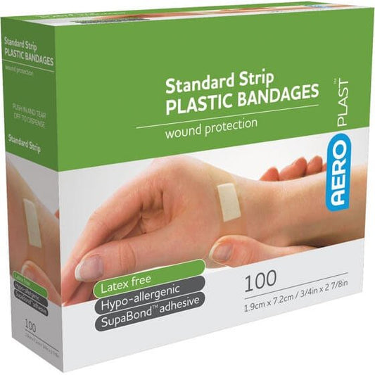 Standard Strip 7.2cm x 1.9cm - PACK - 100 - Dynamic First Aid